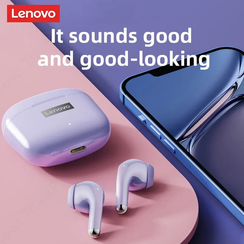 Fone de ouvido sem fio Lenovo