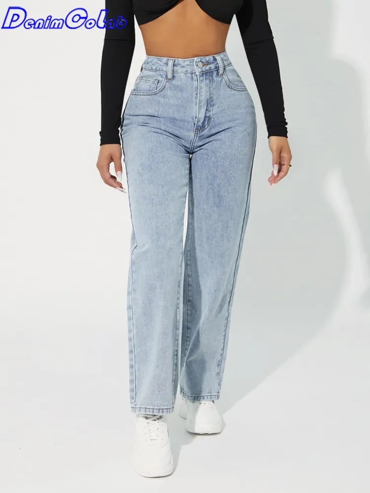 Calça jeans cintura alta