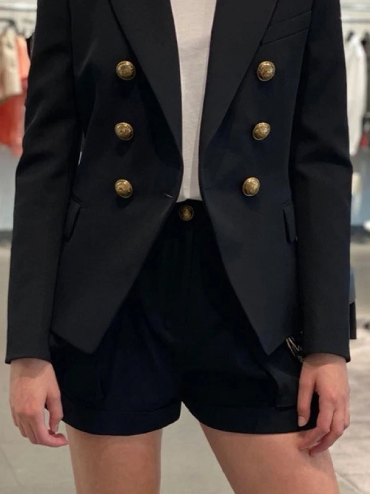 Blazer elegante com botões